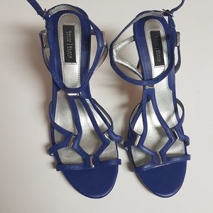 Blue Heels White House Black Market sz 7.5